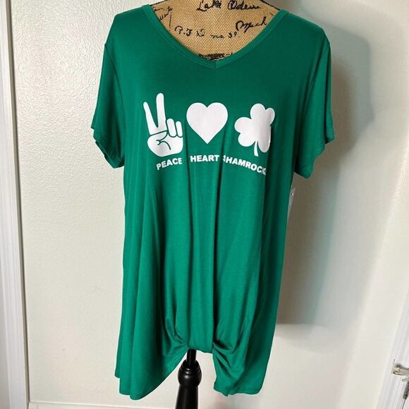 Scarlett St.Patrick's Day Top-Size 3X - Picture 1 of 7